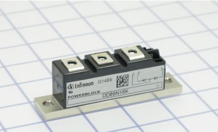Infineon Power Modules DD89N16K - POWER MODULE 89A 1600V DUAL-DIODE (DD89N16K)