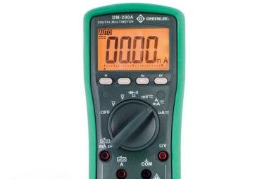Greenlee Multimeters DM-200A-C - Dmm,1Kv Ac/Dc(Dm-200A)(Calib) (DM-200A-C)