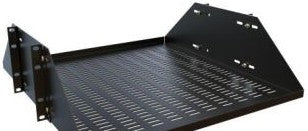 Hammond Manufacturing Enclosures DNRMV19BK1 - Heavy Duty Shelf, Dual Channel Mnt, Vented (DNRMV19BK1)