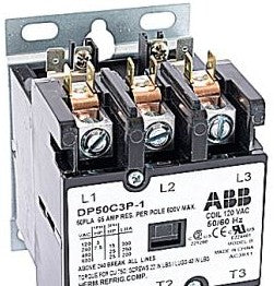 ABB Contactors DP50C3P-4 - ABB, DP50C3P-4, 3 Pole, 50 Amps, 480VAC Coil (DP50C3P-4)
