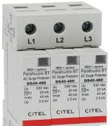 Citel America Inc. Surge Protective Devices (SPDs) DS43S-480 - UL1449 5th Ed Listed, Type 1, 480Vac, 3W+G (DS43S-480)