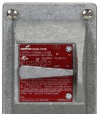 Crouse Hinds Switches DSD933 - Eaton Crouse-Hinds series DSD snap switch cover (DSD933)