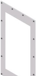 Wiegmann Enclosures DSNF48CVPF2 - H SCHNEIDER PLATE ATV 71/61 1-3HP 48 IN. (DSNF48CVPF2)