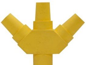 Cooper Connectors E1016-9516 - Three-Fer, Tee, 45degM-F-F-F, Blue, 600VAC/DC (E1016-9516)