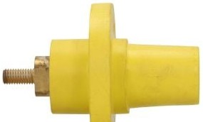 Cooper Connectors E1017-1628 - Female Receptacle,600V,690A,Yellow (E1017-1628)