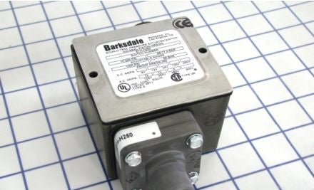 Barksdale Control Products Pressure Switches E1H-H250 - Switch, Mechanical, Econ-o-trol (E1H-H250)