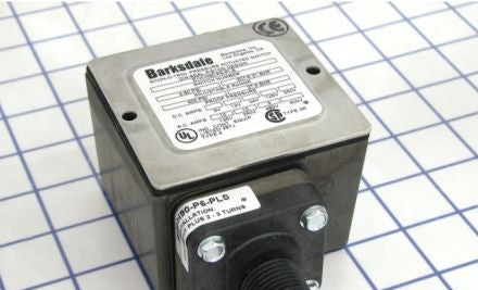 Barksdale Control Products Pressure Switches E1H-H90-P6-PLS - Switch, Mechanical, Econ-o-trol (E1H-H90-P6-PLS)