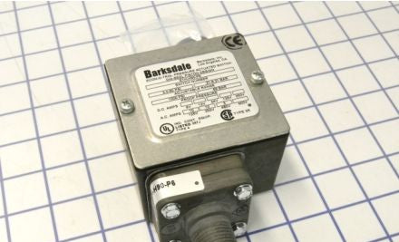 Barksdale Control Products Pressure Switches E1H-H90-P6 - Switch, Mechanical, Econ-o-trol (E1H-H90-P6)