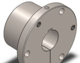 Maurey Power Transmission Bushings E20038 - Q-D Bushing, 2.375in. Bore (Type E) (E20038)