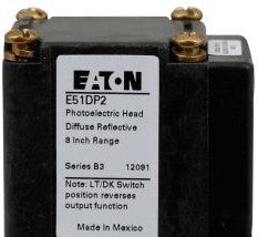Cutler Hammer E51DP2 - Eaton Photoelectric Sensor Head, E51, Diffuse (E51DP2)