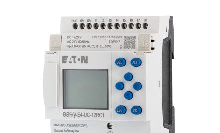 Cutler Hammer EASY-E4-UC-12RC1 - NPLC 12/24DC,24AC RLY DISP SCWTRM (EASY-E4-UC-12RC1)