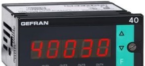 Gefran Panel Meters & Gauges 40B-96-5-24-RD-00-1-0-1 - 40B-96-5-24-RD-00-1-0-1 Indicator (F062857)