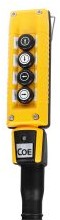 Springer Controls Miscellaneous F70AYJ037 - Pendant, 4 Button, Coe Press custom, All N.O (F70AYJ037)