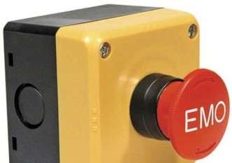 IDEC Switches FB1W-HW4B-V402R-EMO-2 - E-STOP STATION, PLTR, 2NC, MTL (FB1W-HW4B-V402R-EMO-2)