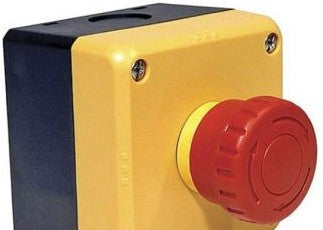 IDEC Switches FB1W-XW1E-BV422MR - E-STOP STATION, PLTR, 2/2, PLSTC BZL (FB1W-XW1E-BV422MR)