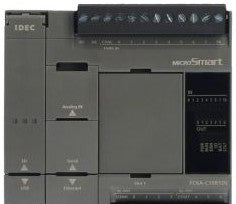 IDEC Programmable Logic Controllers FC6A-C16P1CE - 16IO CPU 24VDC Trans. Source (FC6A-C16P1CE)