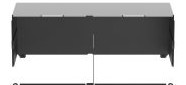 Panduit Enclosures FLEX-PLATE4UPRW - HD Flex Patch Panel Trunk Slack Plate (FLEX-PLATE4UPRW)