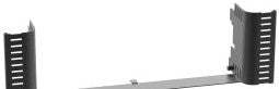 Panduit Enclosures FLEX-RCM4U - The HD Flex Rear Cable Manager allows for easy (FLEX-RCM4U)