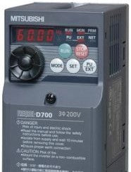 Mitsubishi Electric Automation Miscellaneous FR-D720-025-NA - Vfd, 240V 1/2Hp Micro Inverter (FR-D720-025-NA)