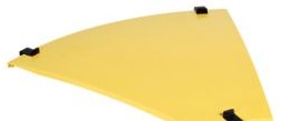 Panduit Raceways FRH45CV24LYL - The FiberRunner 24x4 Horizontal Cover (FRH45CV24LYL)