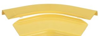 Panduit Raceways FRH45SC6LYL - The FiberRunner 6x4 Horizontal Cover creates (FRH45SC6LYL)