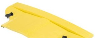 Panduit Raceways FRRF2412CVYL - The optional cover for the reducer from 24x4 (FRRF2412CVYL)
