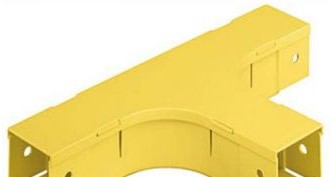 Panduit Raceways FT2X2YL - The FiberRunner Horizontal Tee Cover attaches to (FT2X2YL)