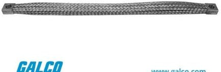 Ilsco Wire & Cable FX-B4D18N - CU FLEX BRAID 600A 18in. 2-HOLE 1/2 DIA (FX-B4D18N)
