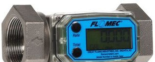 Flomec Flow Control G2S15NQ9GMB - FLOW METER Stainless Steel 1.5in. turbine NPT (G2S15NQ9GMB)