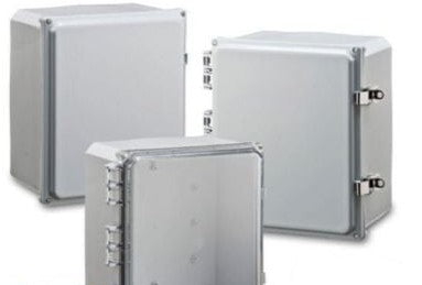 Integra Enclosures H12106HC - Premium Line/Clear Hinge Cover/Two Screw Lid/Feet (H12106HC)