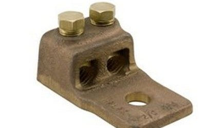 Ilsco Terminals H2L-30-2N - Mechanical Lug, (2)1/2in. Stud, Accepts (H2L-30-2N)