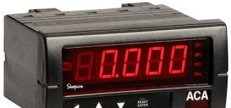 Simpson Electric Panel Meters & Gauges H335-1-21-0-1-0 - DIGITAL METER,3.5,120VAC,200uADC,NO (H335121010)