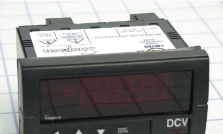 Simpson Electric Panel Meters & Gauges H335-1-72-0-0-0 - DIGITAL METER,3.5,120VAC,0-10VDC,NO (H335172000)