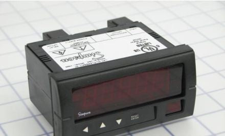 Simpson Electric Panel Meters & Gauges H345-2-66-0-0-0 - DIGITAL METER,4.5,85-250VAC,5ARMS, NO (H345266000)
