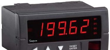 Simpson Electric Panel Meters & Gauges H345-3-72-1-0-0 - DIGITAL METER,4.5,9-36VDC,0-10VDC, 4-20mA (H345372100)