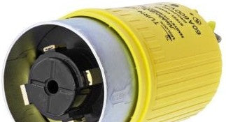 Hubbell Plugs & Receptacles HBL26419 - H/LOCK PLUG, 3P4W, 60A 600V (HBL26419)
