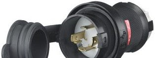 Hubbell Plugs & Receptacles HBL2731SW - LKG WT S/SHRD PLG, 30A3P 480V, L16-30P (HBL2731SW)
