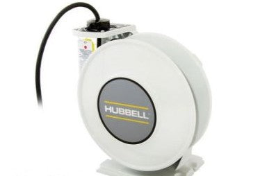Hubbell Cordsets HBLI45123 - White Industrial Reel, UL Type 1, 45 Ft, #12/3 (HBLI45123)