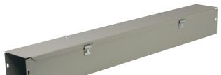 Wiegmann Wireway HS4410NK - N1 Hinged Wireway - No Knockouts 4X4X120 Carbon (HS4410NK)