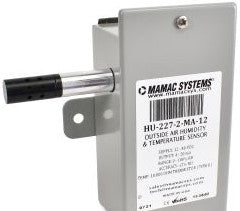 MAMAC Systems HVAC Sensors HU-227-2-MA-12 - Outside Air Humidity/Temp Sensor, 2pct (HU-227-2-mA-12-MAMA)