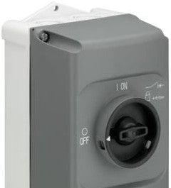 ABB Motors IB132-G - Enclosure, Blk, IP65, Padlockable Handle (IB132-G)