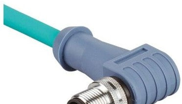 Panduit Miscellaneous ICD25T2NTL20M - M12 Male D-code, Angled, STP, TPE, Teal, 20M (ICD25T2NTL20M)