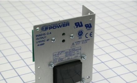 International Power Power Supplies IHAD15-0.4 - POWER SUPPLY, DUAL, +/-15VDC @ 0.4A LINEAR (IHAD15-0.4)