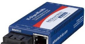 Advantech Media Converters IMC-370I-MM-PS-A - IE-Giga-MiniMc, TX/FX-MM850-SC, W/AC Ada (IMC-370I-MM-PS-A)