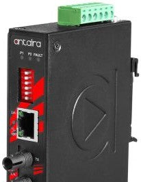 Antaira Technologies IMP-C100-ST-S3-T - Compact 10/100TX To 100FX Industrial (IMP-C100-ST-S3-T)