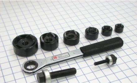 Gardner Bender Knockouts KOW520 - Hand Ratchet Knockout Set, 1/2in. - 2in. Case (KOW520)