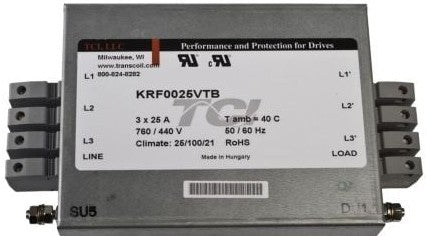 TCI Filters KRF0036ATB - TCI, EMI Filter, 3-PH, 480V, 36AMP (KRF0036ATB)