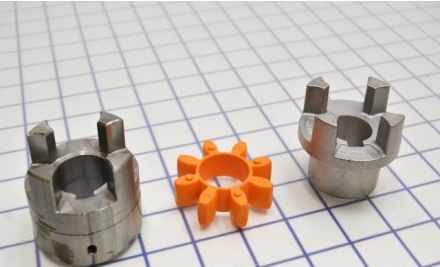 KTR Couplings KTR-28MMST-LD24-24MMCA - Coupling, 28mm ST to 24mm CA Bore (KTR-28MMST-LD24-24MMCA)
