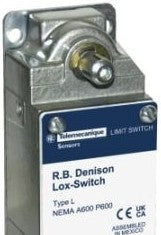 Telemecanique Limit Switches L100WTL2M14 - LIMIT SWITCH 600V 10AMP TYPE L +OPTIONS (L100WTL2M14)