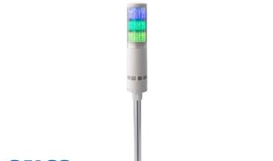 Patlite Visual Signaling Devices LA6-3DLJWB-RYG - Multi Color LED Signal Tower with Flash & (LA6-3DLJWB-RYG)